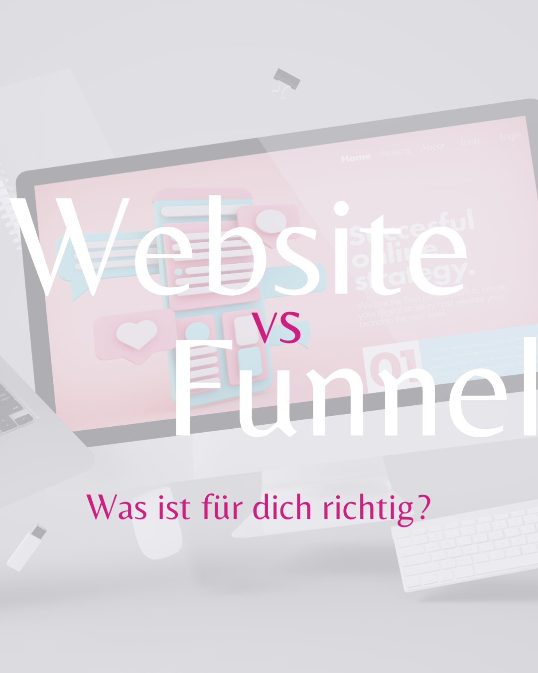 Funnel vs Website: was ist das Richtige für dich
